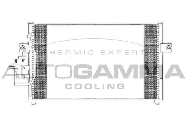 Condenseur, climatisation AUTOGAMMA 103931
