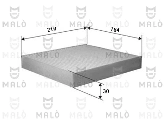 Filtre, air de l'habitacle AKRON-MALÒ 1531161