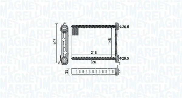 Système de chauffage MAGNETI MARELLI 350218464000