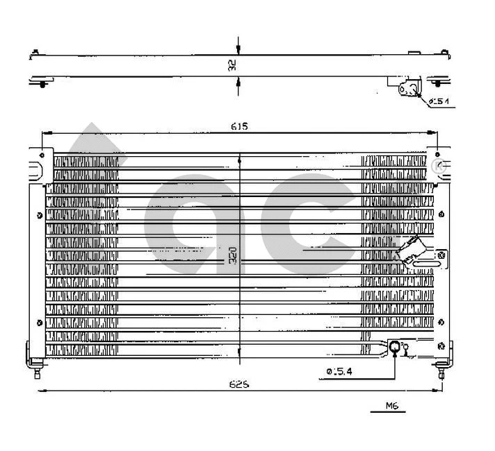 Condenseur, climatisation ACR 300378