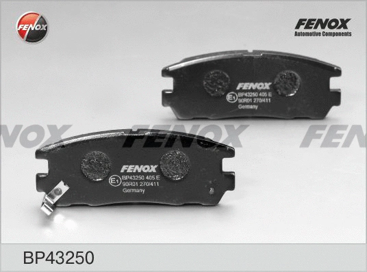 Kit de plaquettes de frein, frein à disque FENOX BP43250