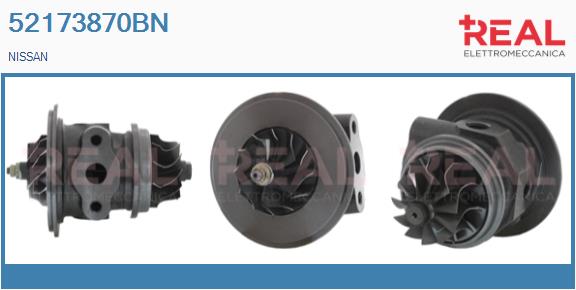 Groupe carter, turbocompresseur REAL 52173870BN