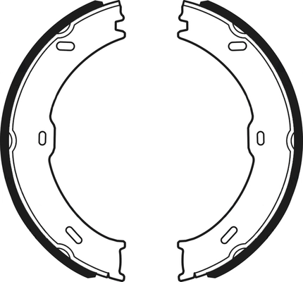 Jeu de mâchoires de frein ABTEX ABS4153