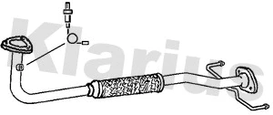 Tuyau d'échappement KLARIUS 301352