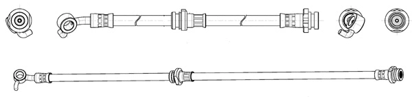 Flexible de frein CEF 514550