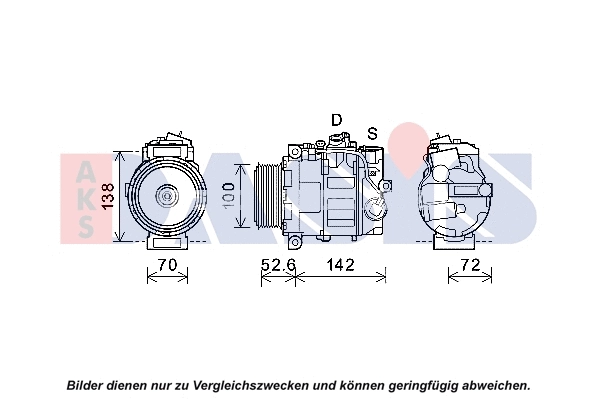 Compresseur, climatisation AKS DASIS 852715N