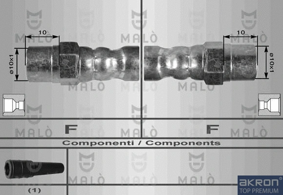 Flexible de frein AKRON-MALÒ 8423