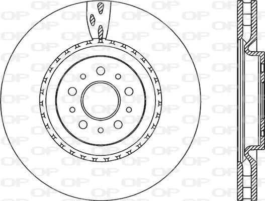 Disque de frein OPEN PARTS BDA2307.20