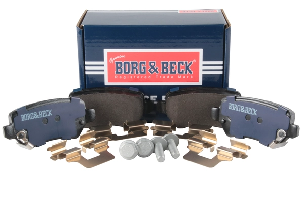 Kit de plaquettes de frein, frein à disque BORG & BECK BBP1777