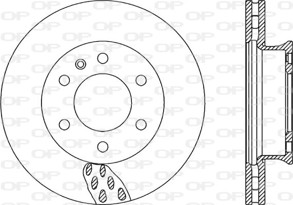 Disque de frein OPEN PARTS BDA2324.20