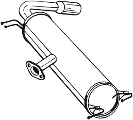 Silencieux arrière BOSAL 228-467