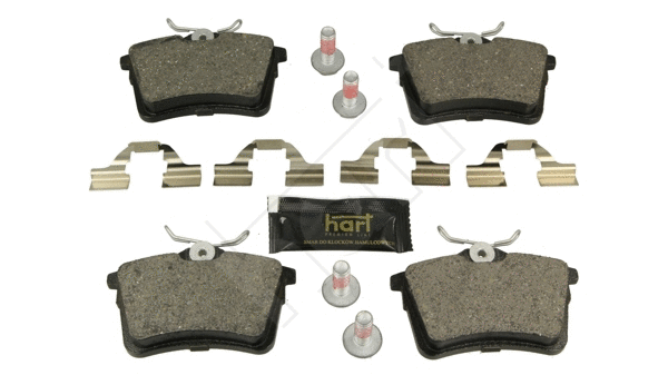 Kit de plaquettes de frein, frein à disque HART 249 009
