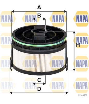 Filtre à carburant NAPA NFF2265