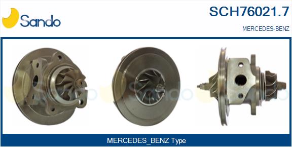 Groupe carter, turbocompresseur SANDO SCH76021.7