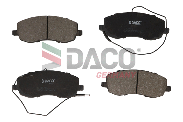 Kit de plaquettes de frein, frein à disque DACO Germany 320612