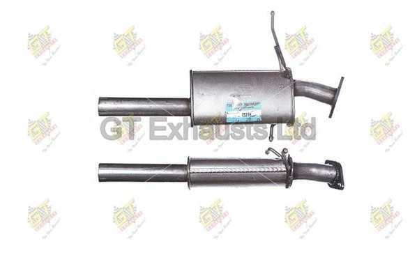 Silencieux central GT Exhausts GHY123