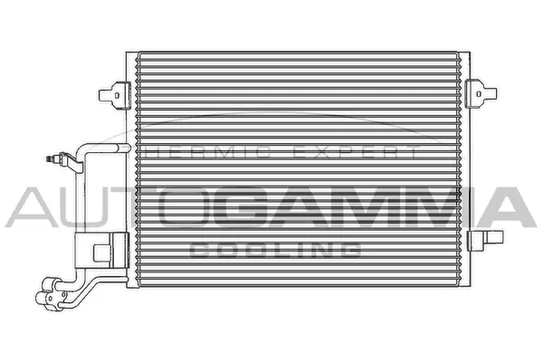 Condenseur, climatisation AUTOGAMMA 102602