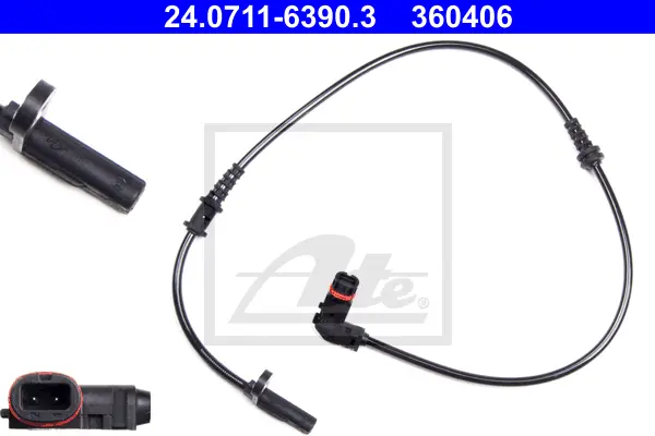 Capteur, vitesse de roue ATE-APAC 24.0711-6390.3