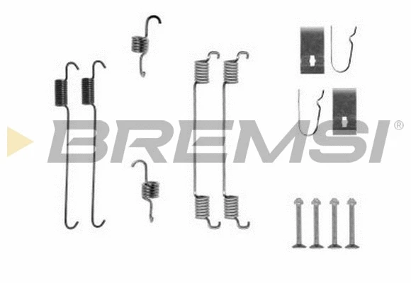Kit d'accessoires, mâchoire de frein BREMSI SK0007