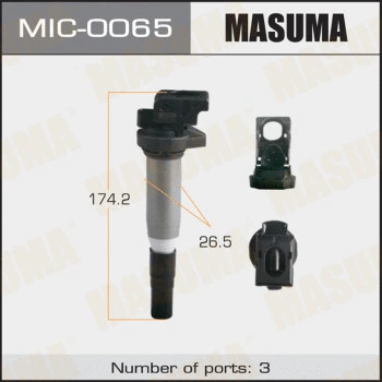 Bobine d'allumage MASUMA MIC-0065