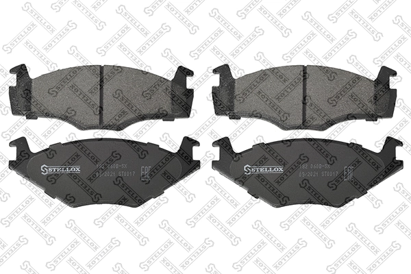 Kit de plaquettes de frein, frein à disque STELLOX 182 060B-SX