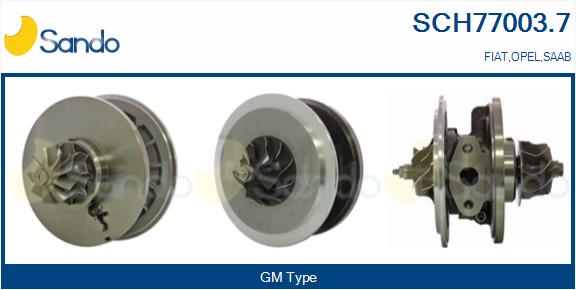 Groupe carter, turbocompresseur SANDO SCH77003.7