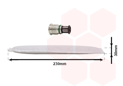 Filtre déshydratant, climatisation VAN WEZEL 1100D061