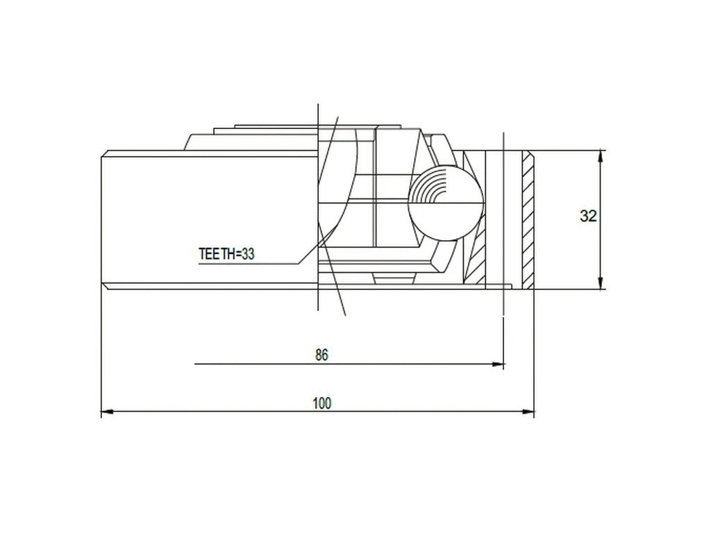 Jeu de joints, arbre de transmission A.Z. Meisterteile AZMT-43-030-1045