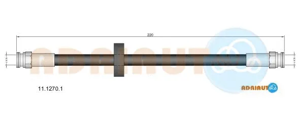 Flexible de frein ADRIAUTO 11.1270.1