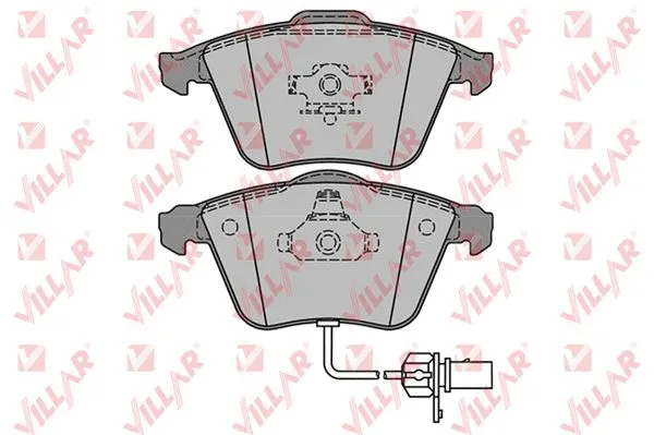 Kit de plaquettes de frein, frein à disque VILLAR 626.1239