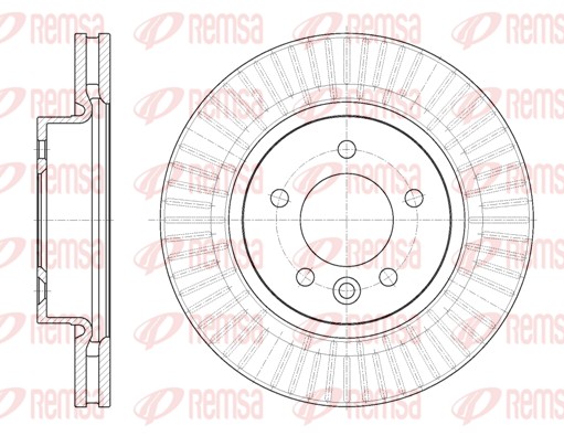 Disque de frein REMSA 6994.10