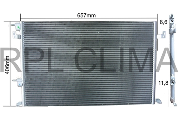 Condenseur, climatisation RPL QUALITY APCDSB0008