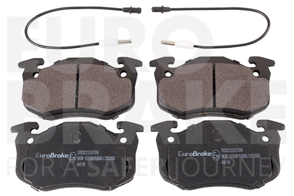 Kit de plaquettes de frein, frein à disque EUROBRAKE 5502223709