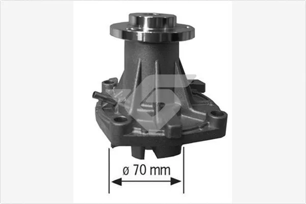 Pompe à eau, refroidissement du moteur HUTCHINSON WP237
