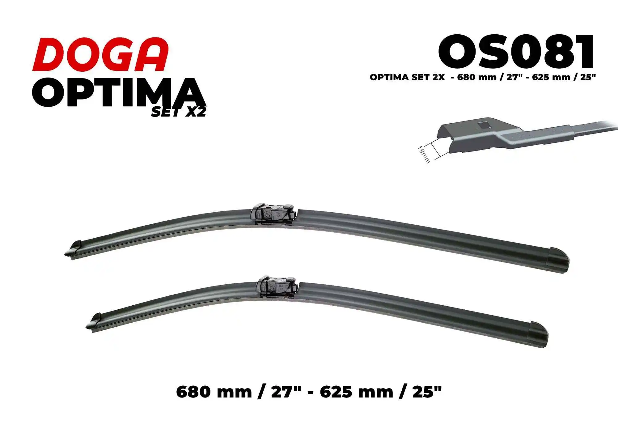 Balai d'essuie-glace DOGA OS081