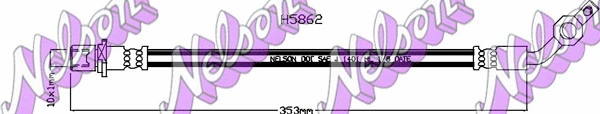Flexible de frein KAWE H5862
