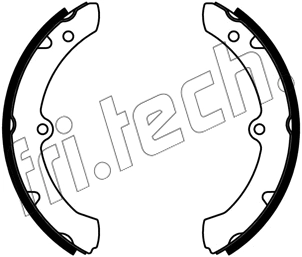 Jeu de mâchoires de frein fri.tech. 1253.681
