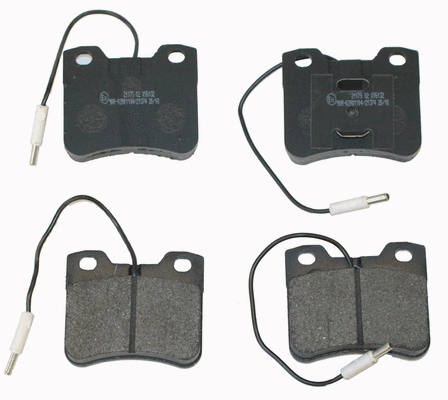 Kit de plaquettes de frein, frein à disque National NP2655