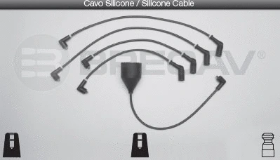 Kit de câbles d'allumage BRECAV 22.513