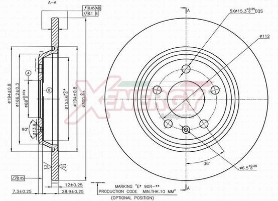 Disque de frein AP XENERGY X601351
