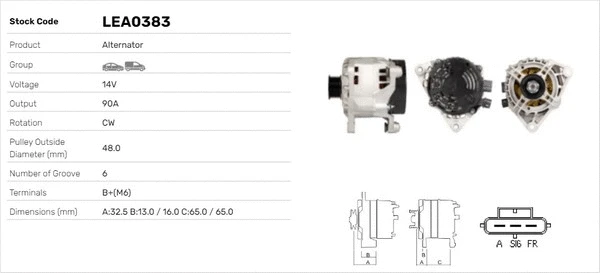 Alternateur LUSA LEA0383