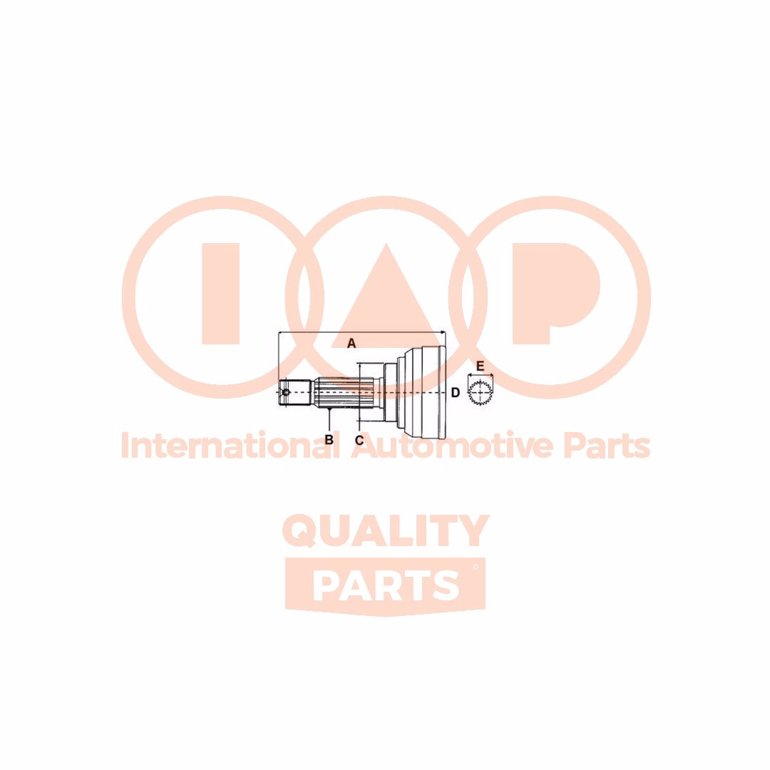 Jeu de joints, arbre de transmission IAP QUALITY PARTS 406-06083