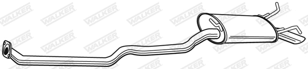 Silencieux arrière WALKER 23003