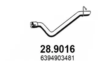 Tuyau d'échappement ASSO 28.9016