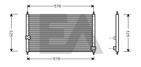 Condenseur, climatisation EACLIMA 30C26001