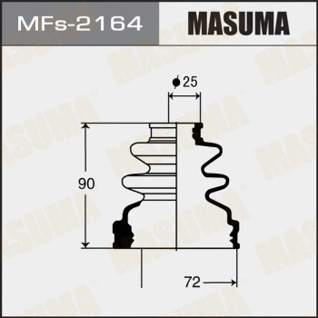 Jeu de joints-soufflets, arbre de commande MASUMA MFs-2164