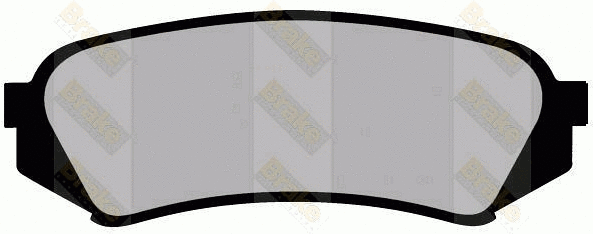 Kit de plaquettes de frein, frein à disque Brake ENGINEERING PA1410