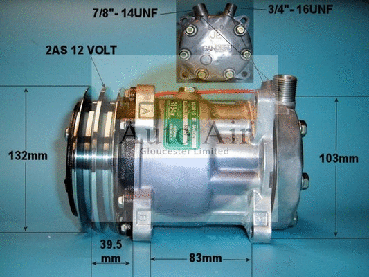 Compresseur, climatisation AUTO AIR GLOUCESTER 14-0101A