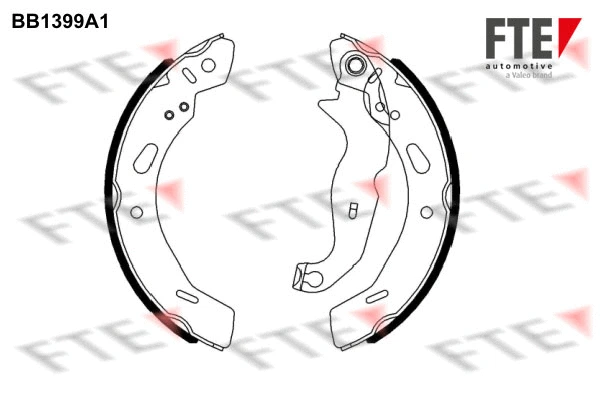 Jeu de mâchoires de frein FTE 9100134