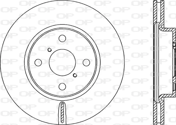 Disque de frein OPEN PARTS BDA2317.20
